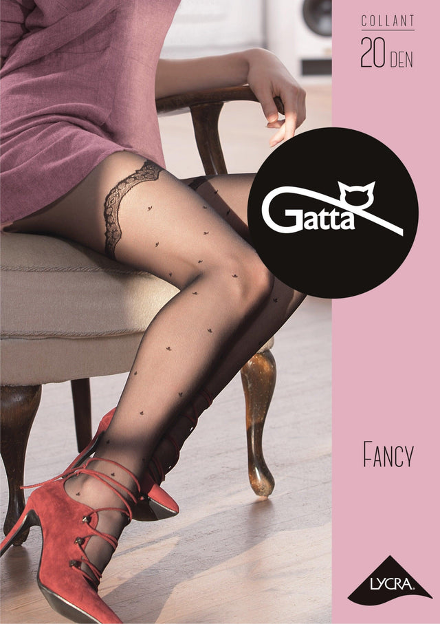 Gatta Fancy 08 | 20DEN | gemusterte Strumpfhose - GATTA FASHION
