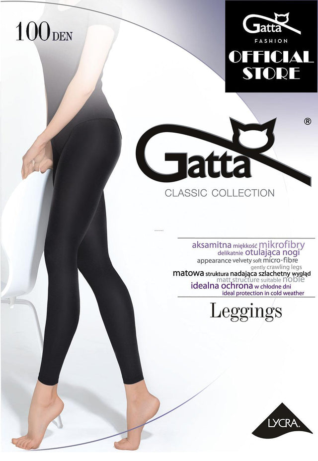 Gatta Leggings 100den | Leggings blickdicht elastisch bequem - GATTA FASHION