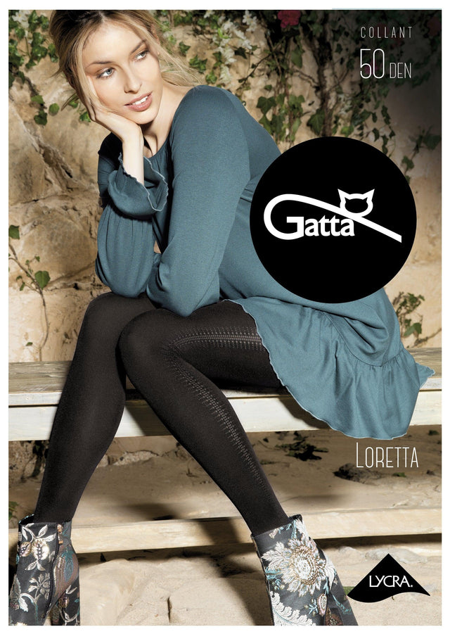 Gatta Loretta 111 | 50DEN | gemusterte Strumpfhose - GATTA FASHION