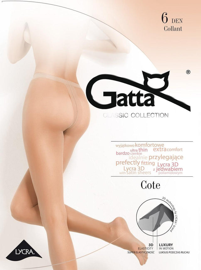 Gatta Lux Line Cote | 6den | elegante Feinstrumpfhose - GATTA FASHION