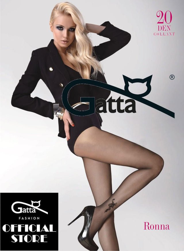 Gatta Ronna 16 | 20DEN | gemusterte Feinstrumpfhose - GATTA FASHION
