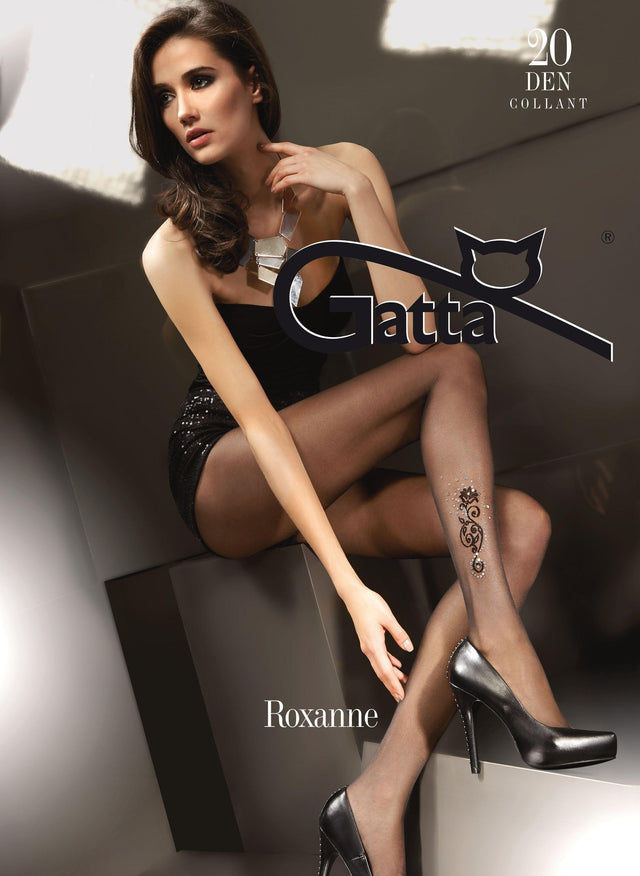 Gatta Roxanne 03 | 20DEN | gemusterte Feinstrumpfhose - GATTA FASHION