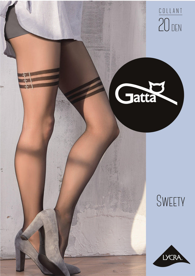Gatta Sweety 15 | 20DEN | gemusterte Strumpfhose - GATTA FASHION